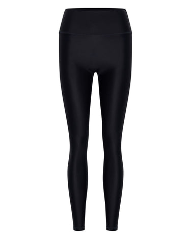 Women's High Waisted UPF 50+ Surf Legging | Black - Lumar Active