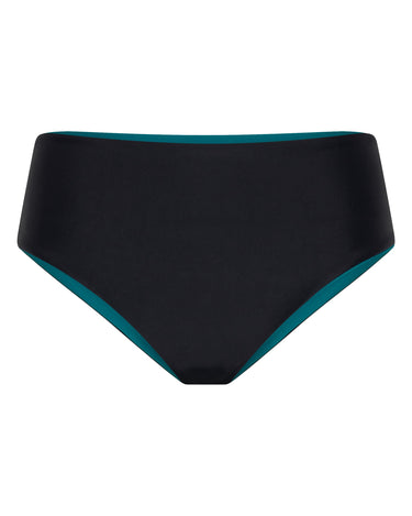 Women's Hipster Bikini Bottom UPF 50+ | Black - Lumar Active