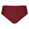 Women's Hipster Bikini Bottom UPF 50+ | Wine - Lumar Active