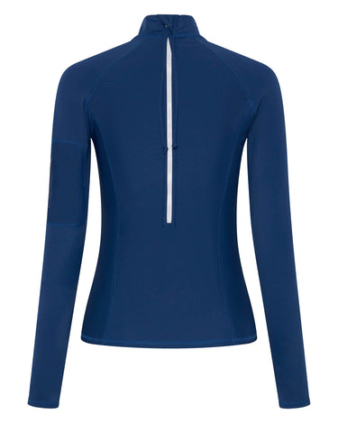 Women's Long Sleeve UPF 50+ Rashguard | Blue - Lumar Active