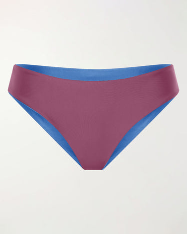 Women's Reversible Sport Bikini Bottom UPF 50+| Lilac and Ice Blue - Lumar Active