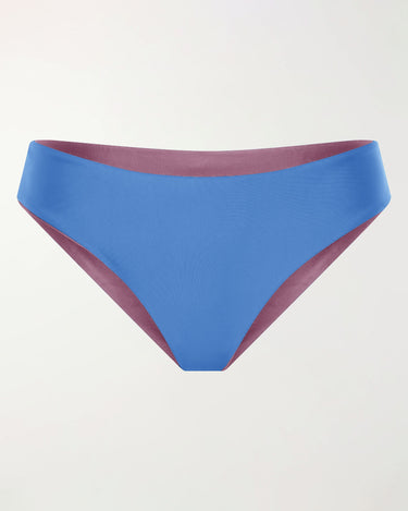 Women's Reversible Sport Bikini Bottom UPF 50+| Lilac and Ice Blue - Lumar Active