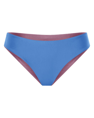 Women's Reversible Sport Bikini Bottom UPF 50+| Lilac and Ice Blue - Lumar Active