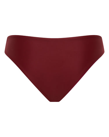 Women's Reversible Sport Bikini Bottom UPF 50 | Wine - Lumar Active