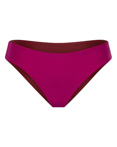 Women's Reversible Sport Bikini Bottom UPF 50 | Wine - Lumar Active