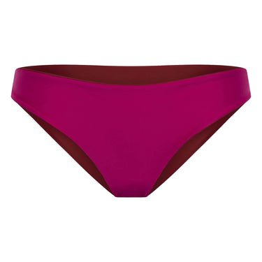 Women's Reversible UPF 50+ Cheeky Bikini Bottom | Wine - Lumar Active