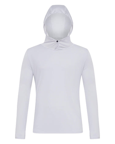 Men's UPF 50+ Hooded Sun Shirt | Cloud White