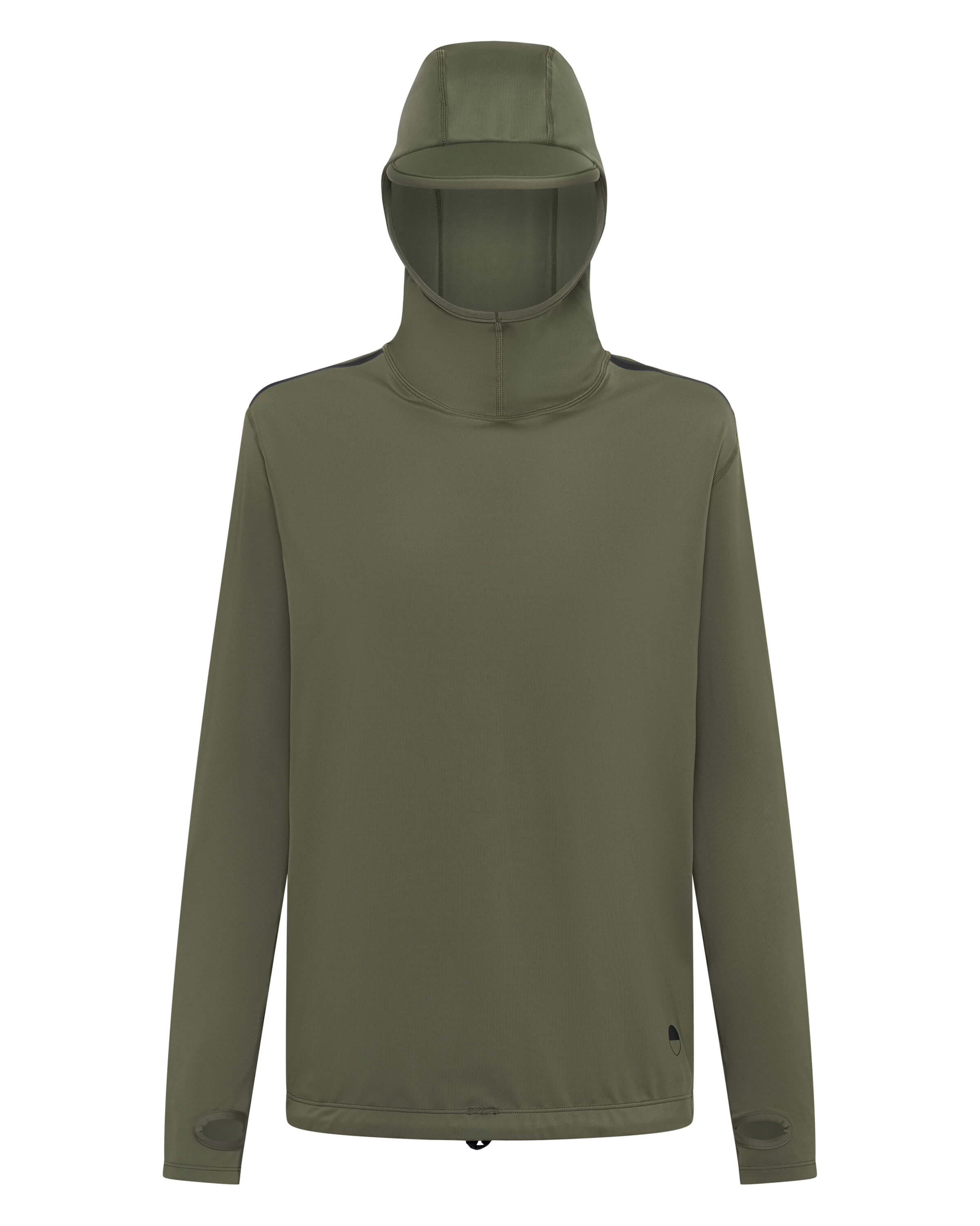 Army Green Rash Guard Men's Long Sleeve UPF 50+ Hooded Rashguard | Army Green – Lumar Active
